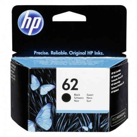 "HP 62 BLACK ORIGINAL INK"