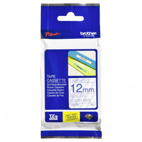 "Brother TZE-133 LAMINATED TAPE 12mm 8m"