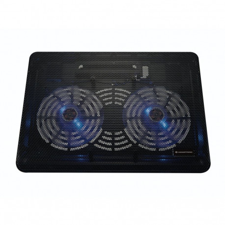 "CONCEPTRONIC 2-Fan USB-A2.0 Laptop-Kühlpad 3Kg 15.6"" sw"