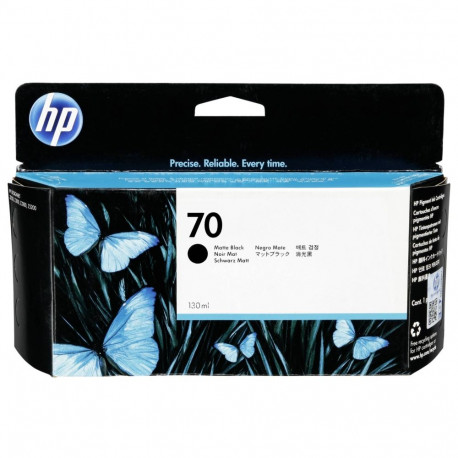 "HP 70 original Ink cartridge C9448A matte black standard capacity 130ml 1-pack with Vivera Ink cart