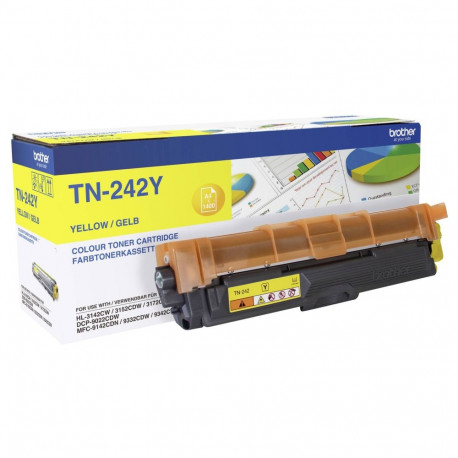"Brother Toner TN-242Y Gelb bis zu 1.400 Seiten nach ISO/IEC 19798"