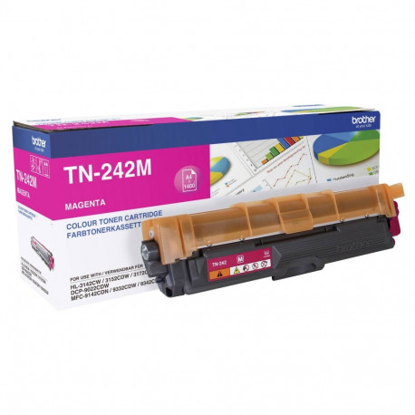 "Brother Toner TN-242M Magenta bis zu 1.400 Seiten nach ISO/IEC 19798"