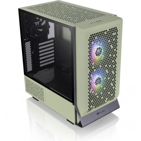 "Midi Thermaltake Ceres 300 TG ARGB Matcha Green"