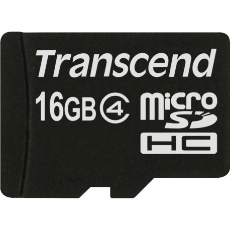 "CARD microSD Card 16GB Transcend SDHC Class4 (ohne Adapter)"