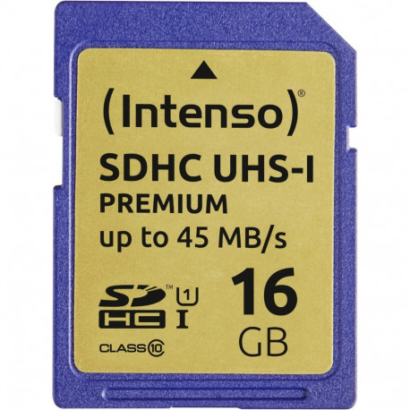 "CARD DIG Z HC 16GB Intenso Premium UHS-I C10 45MB/s"