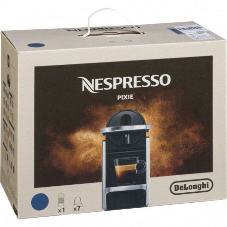 "DeLonghi Kaffeemaschine Nespresso Pixie EN*schwarz/blau*"