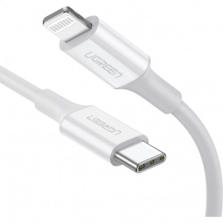 "UGREEN Lightning To Type-C Cable 1m white"