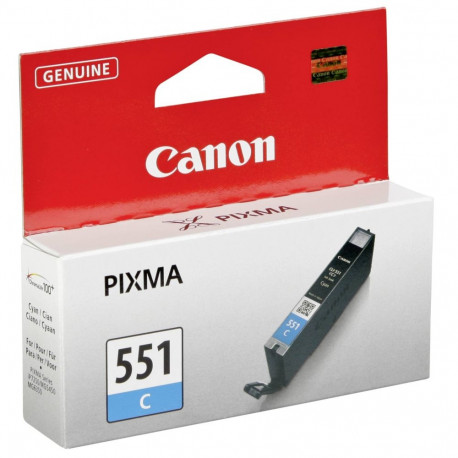 "Canon Tinte CLI-551C 6509B001 Cyan bis zu 304 Seiten gemäß ISO/IEC 29102"