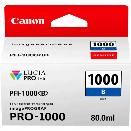 "Canon PFI1000B blue"
