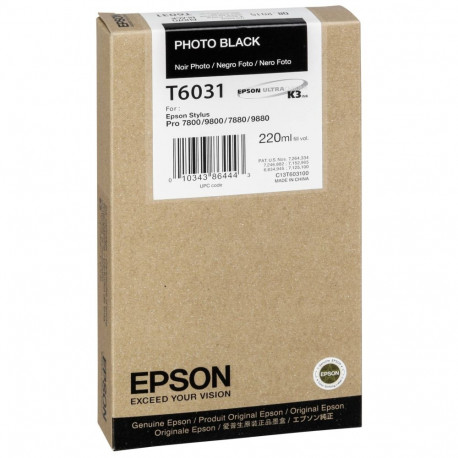 "Epson Tinte C13T603100 schwarz"