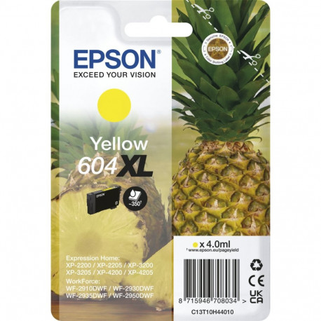 "Epson Tinte 604XL C13T10H44010 Gelb bis zu 350 Seiten"