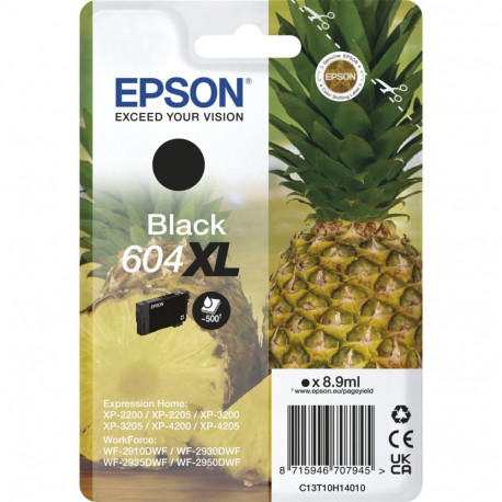 "Epson Tinte 604XL C13T10H14010 Schwarz bis zu 500 Seiten"