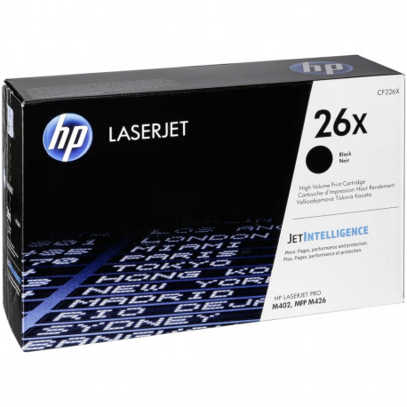 "HP Toner 26X CF226X Schwarz Bis zu 9.000 Seiten ISO/IEC 19752"