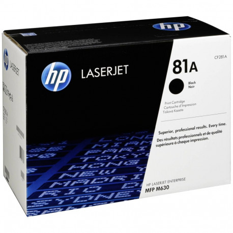 "HP 81A original Toner cartridge CF281A black standard capacity 10.500 pages 1-pack"