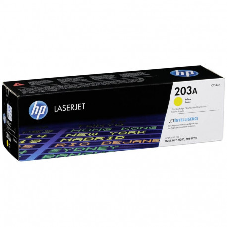 "HP 203A Original Yellow LaserJet Toner Cartridge"