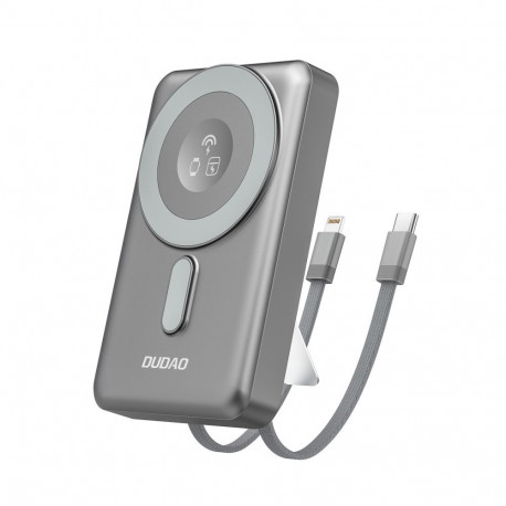 Dudao Dudao K29 10000mAh PD 20W MagSafe Power Bank with Metal Case, Stand and Built-in USB-C/ Lightn