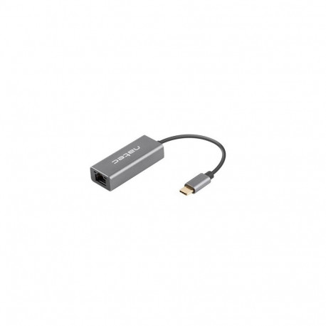 Natec Ethernet Adapter, Cricket USB 3.1, USB 3.1 to RJ45, Gray