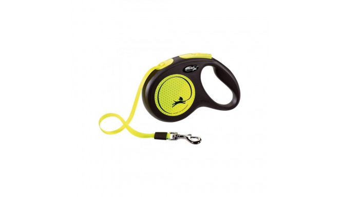 FLEXI New Neon M - retractable leash - 5 m