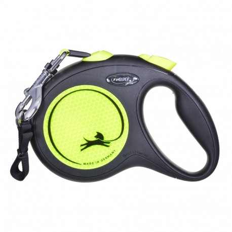 FLEXI New Neon L - retractable leash - 5 m