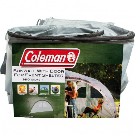 Coleman Sunwall L, side wall with door for Event Shelter Pro L 3.65m, side panel (silver)