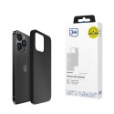 3mk Silicone Case for iPhone 16 Pro - Black
