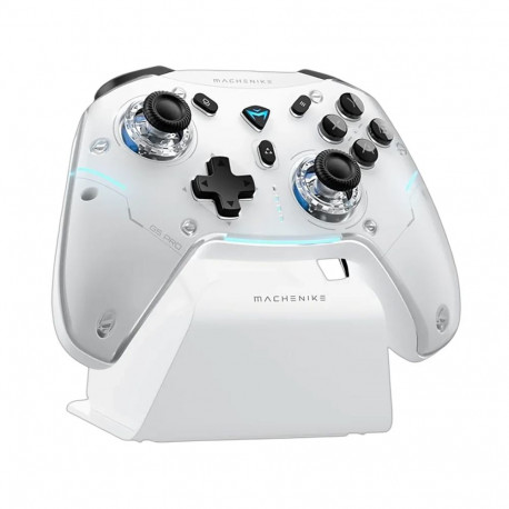Machenike G5Pro Max Wireless Game Controller with Charging Station - White