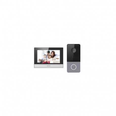 Hikvision DS-KIS603-P(B) video intercom system 2 MP 17.8 cm (7") Black, Grey, Silver
