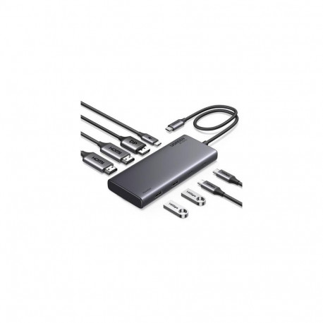 Ugreen 35625 interface hub USB Type-C 10000 Mbit/s Grey