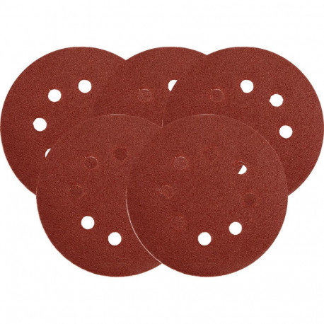 Sandpaper disc for random orbital sanders for metal and wood 125 mm P220 5 pcs YT-83458 Yato