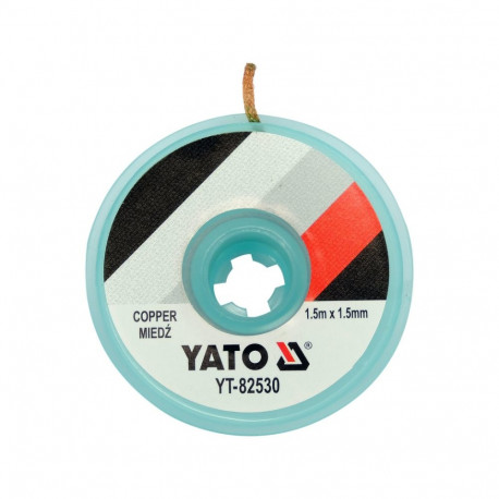 Yato Jootmisriie YT-82530, 1,5mm, 1,5m, vask, liigse tina eemaldamiseks, jootmisjääkide puhastamisek