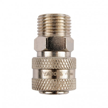 Pneumaatiline kiirliitmiku pistik kompressoritele ja õhuvoolikutele G1/2 väliskeere Q235 48mm YT-239