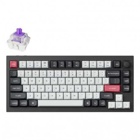 KEYBOARD WRL Q1 HE RGB/CARBON BLACK Q1H-M1 KEYCHRON