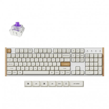 KEYBOARD WRL K10 HE SPECIAL ED/WHITE K10H-Q1 KEYCHRON