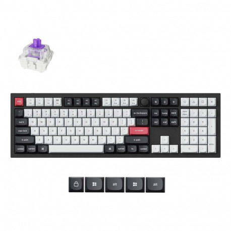 KEYBOARD WRL Q6 HE RGB/CARBON BLACK Q6H-M1 KEYCHRON
