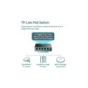 Switch|TP-LINK|Desktop/pedestal|5x10Base-T / 100Base-TX / 1000Base-T|PoE ports 4|TL-SG105PE