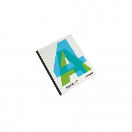 Kirjaplokk A4 Esselte Student Pad, jooneline, 70 lehte, klamberköide küljel, augustus 8- 8- 8,