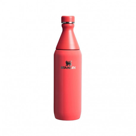 Stanley The All Day Slim Bottle Thermos 0.6L Glossy coral red-orange