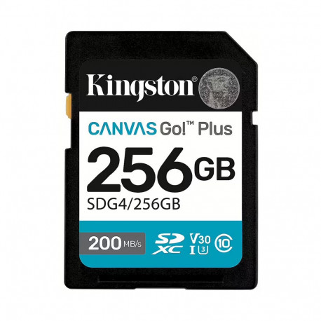 Kingston SDG4 SDXC Memory Card 256GB