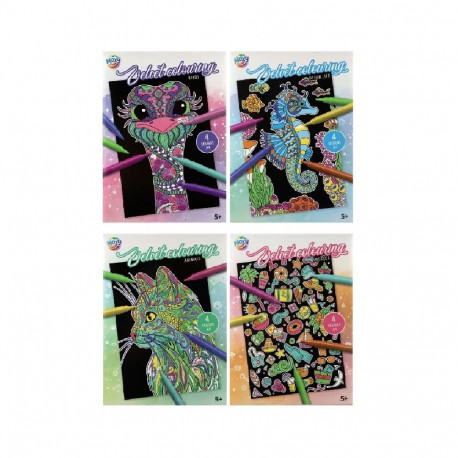 Moxy velvetpaber värvimiseks A4