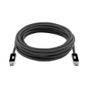 OWC USB4 Active Optical Cable, 40Gb/s, black, max reliability, long distance. 4.5M
