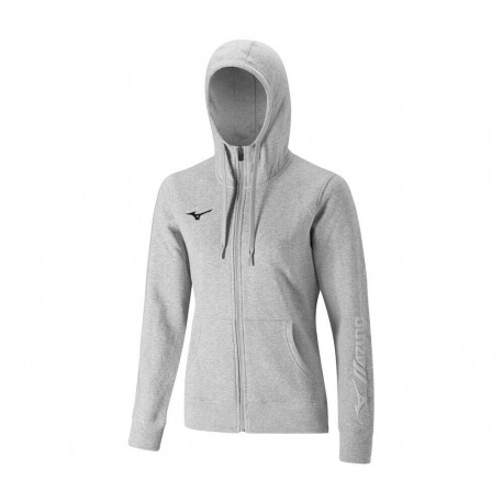 Dressipluus Mizuno Sweat FZ Hoodie W hall  - S