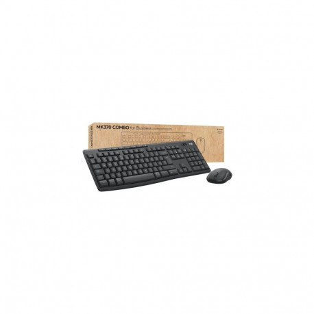 Logitech Wireless Keyboard DE (QWERTZ) and Mouse Combo MK370 Black EU (920-012065)