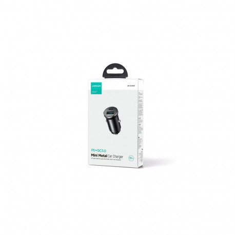 Joyroom Car Charger Mini, C+U, 30W, Black (JR-CCN05)