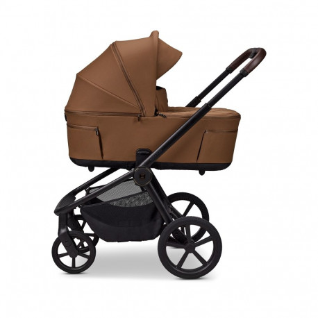 Moon stroller foldable carrycot Resea fold 2/1 cognac