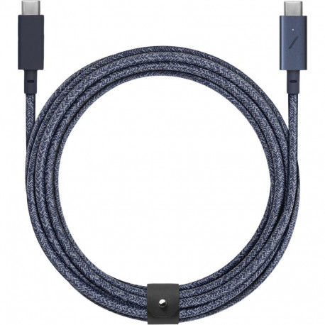 Native Union Belt Cable USB-C to USB-C Pro 2,4m indigovärvi