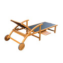 Deck chair FABIOLA black