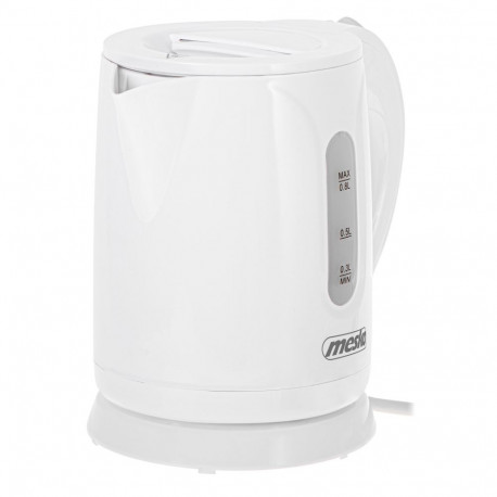 Mesko veekeetja MS 1376 850W 0.8L plastikust 360° pöörlev alus, valge