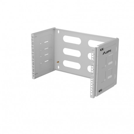 Lanberg Folding Bracket Wall-mount 19" 6U | FB01-5406-10S | Grey