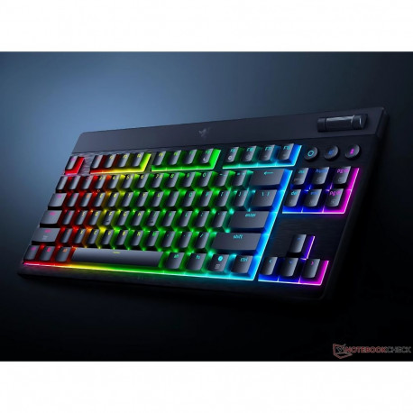 Razer | BlackWidow V4 Low-Profile HyperSpeed | Keyboard | Wireless | US | Bluetooth | Green Switches