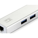 LevelOne Adapter USB-C -> GBit-LAN + USB3.0-Hub